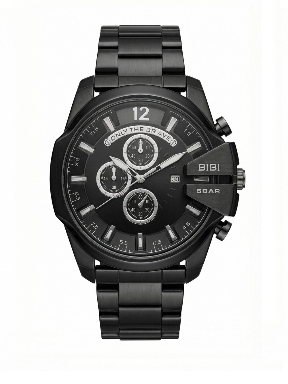 BiBi Black Men's Chronograph Bracelet Watch